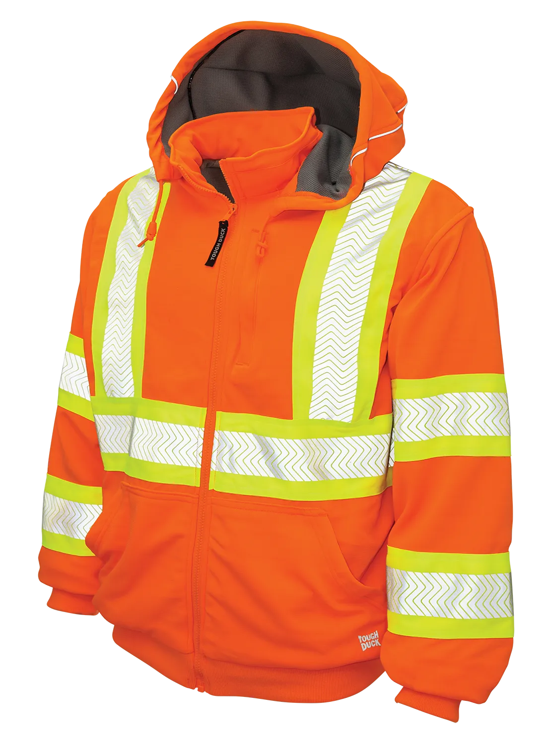 Fleece Thermal Lined Safety Hoodie by Tough Duck - Style SJ16