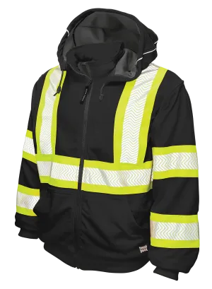 Fleece Thermal Lined Safety Hoodie by Tough Duck - Style SJ16