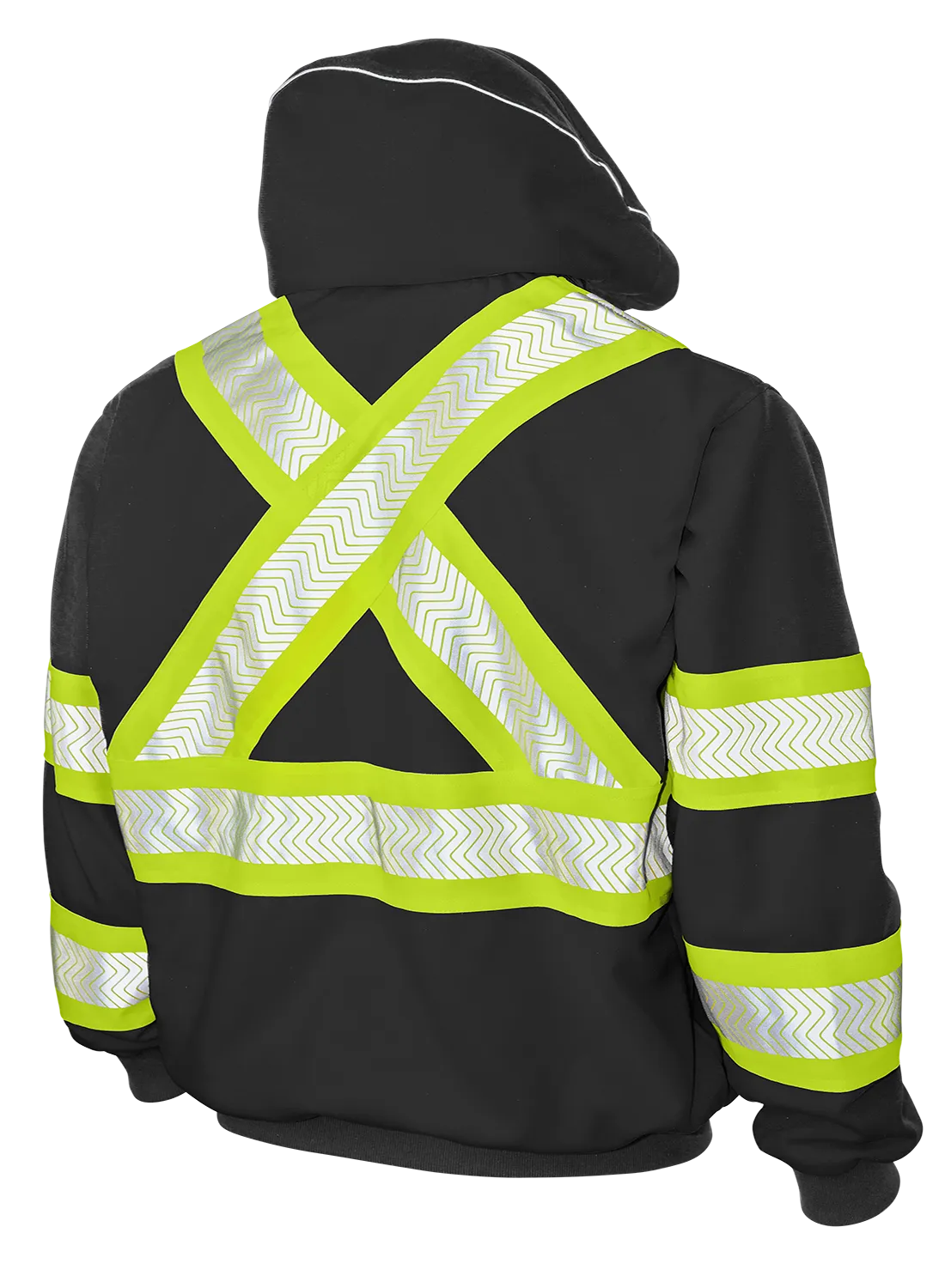 Fleece Thermal Lined Safety Hoodie by Tough Duck - Style SJ16