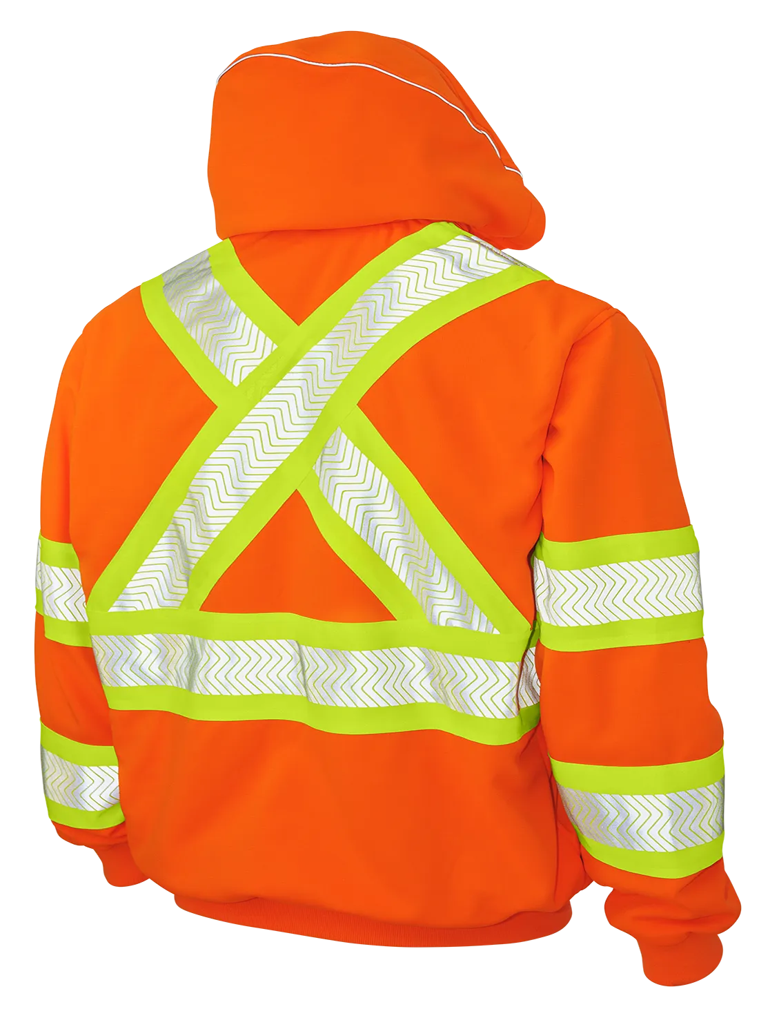 Fleece Thermal Lined Safety Hoodie by Tough Duck - Style SJ16