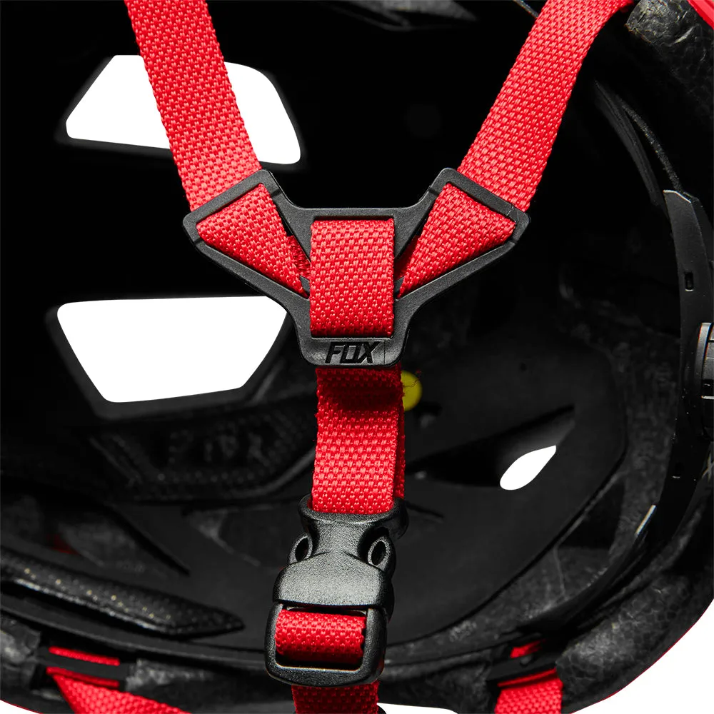 Fox Mainframe Helmet Mips Trvrs Ce - Flo Red
