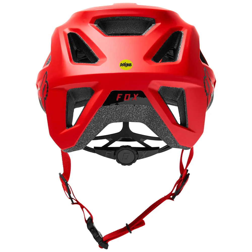 FOX MAINFRAME HELMET MIPS TRVRS CE [FLO RED]