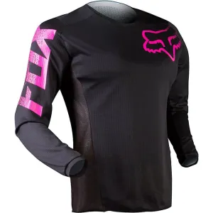 FOX YOUTH GIRLS BLACKOUT JERSEY [BLACK/PINK]