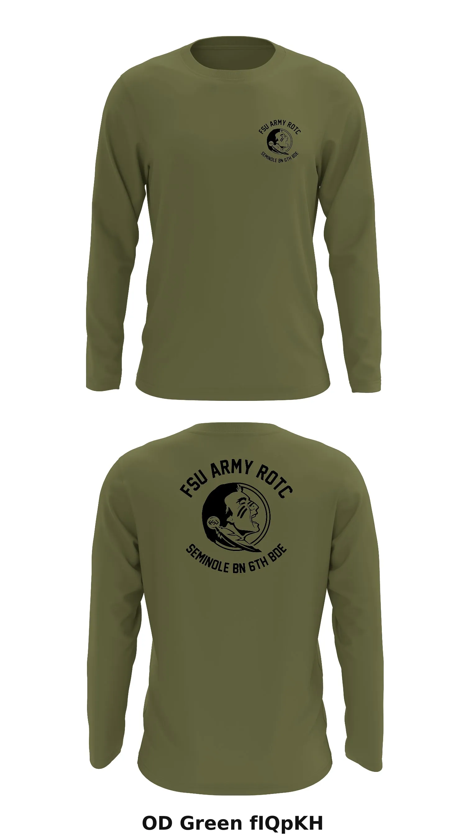FSU Army ROTC, Seminole BN, 6th B Store 1 Core Men's LS Performance Tee - fIQpKH