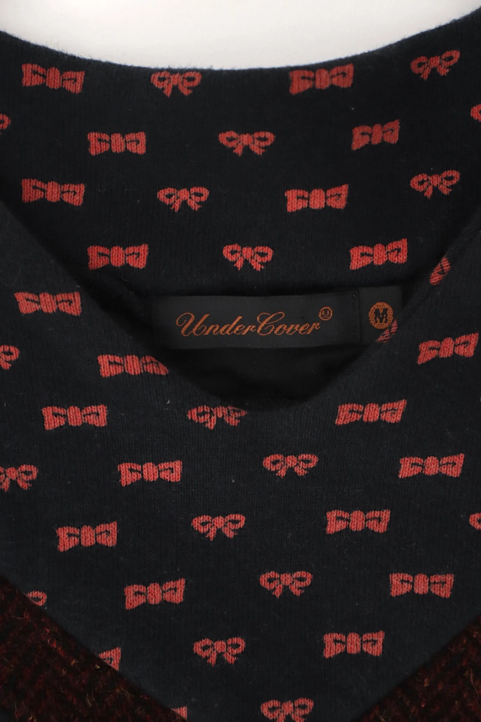 F/W 2003 Undercover Bow Print Sweatshirt Dress