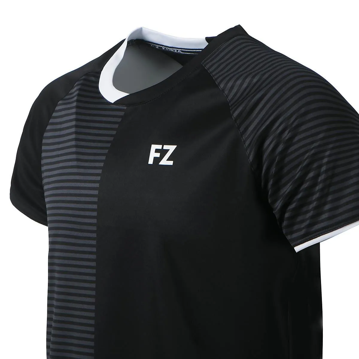 FZ Forza Sarzan Junior Badminton T-Shirt - Black