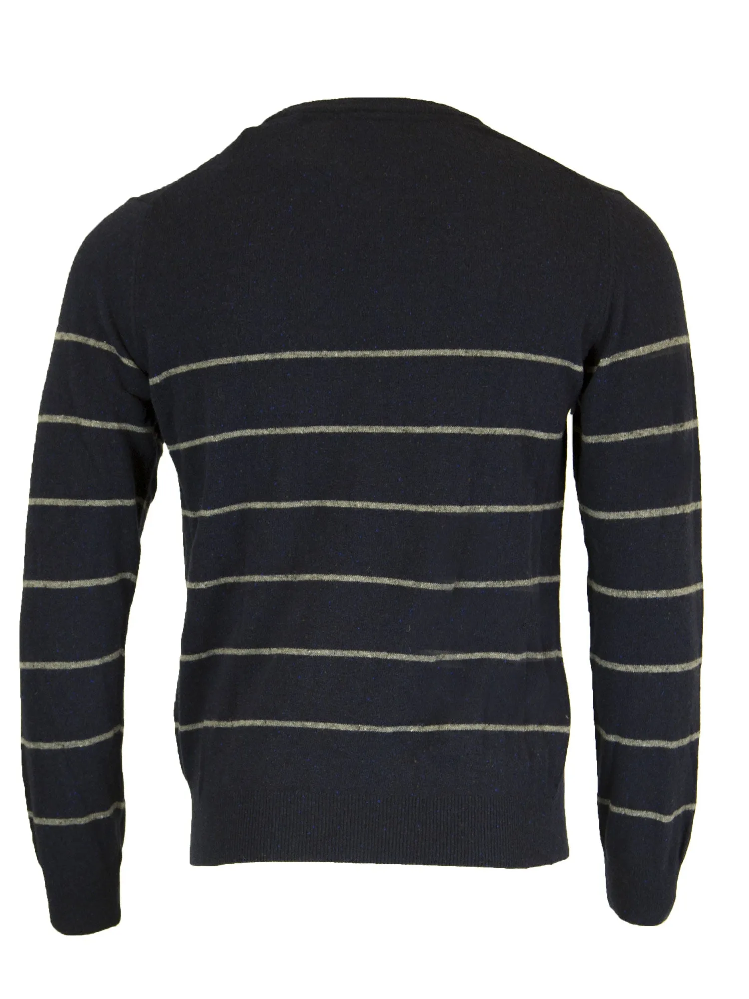 GANT Men's Navy O1 Donegal Breton Stripe Crew 86562 Size Medium $155 NWT