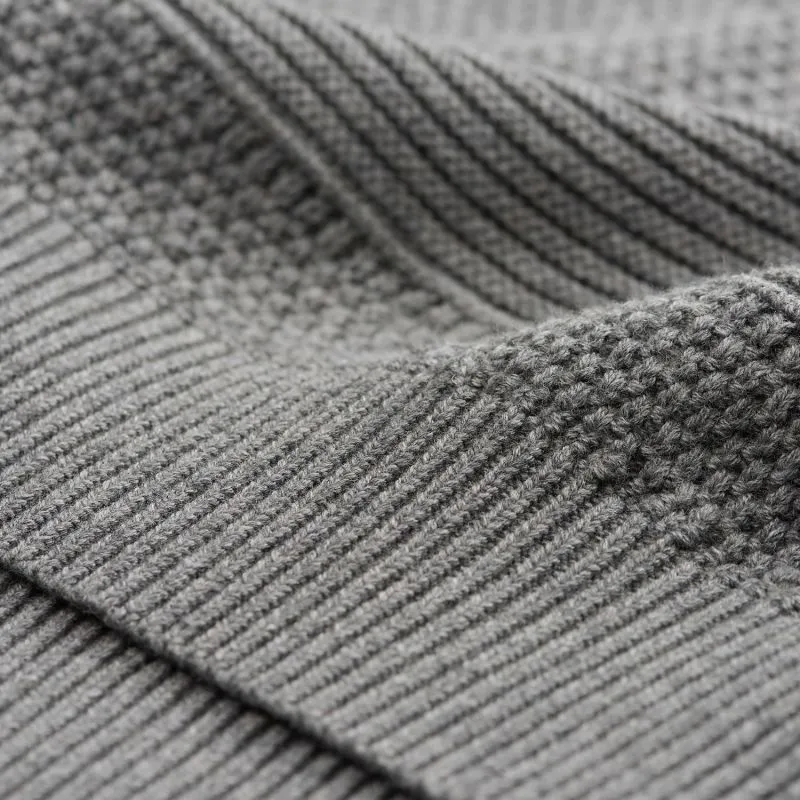 Gant Men's O1 Structure Crew Sweater, Medium, Grey Melange