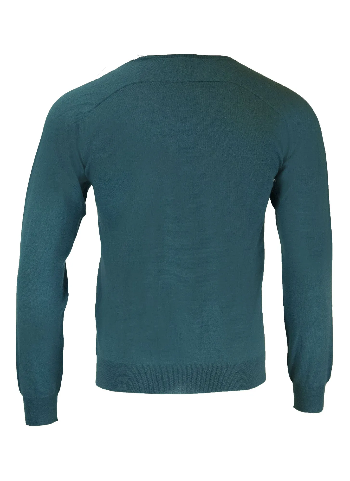 GANT Men's Ocean Depths Extra Fine Merino Silk Vee 89023 Size M $205 NWT