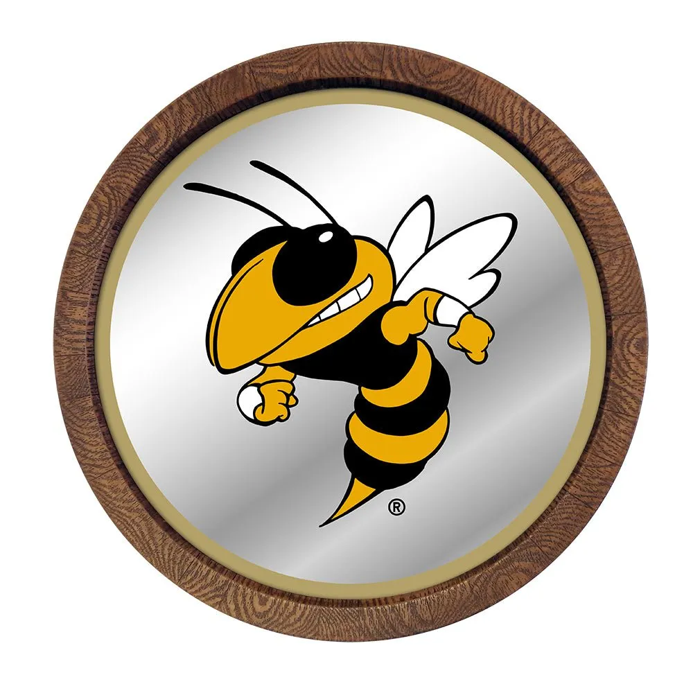 Georgia Tech Yellow Jackets: Mascot - Mirrored Barrel Top Mirrored Wall Sign