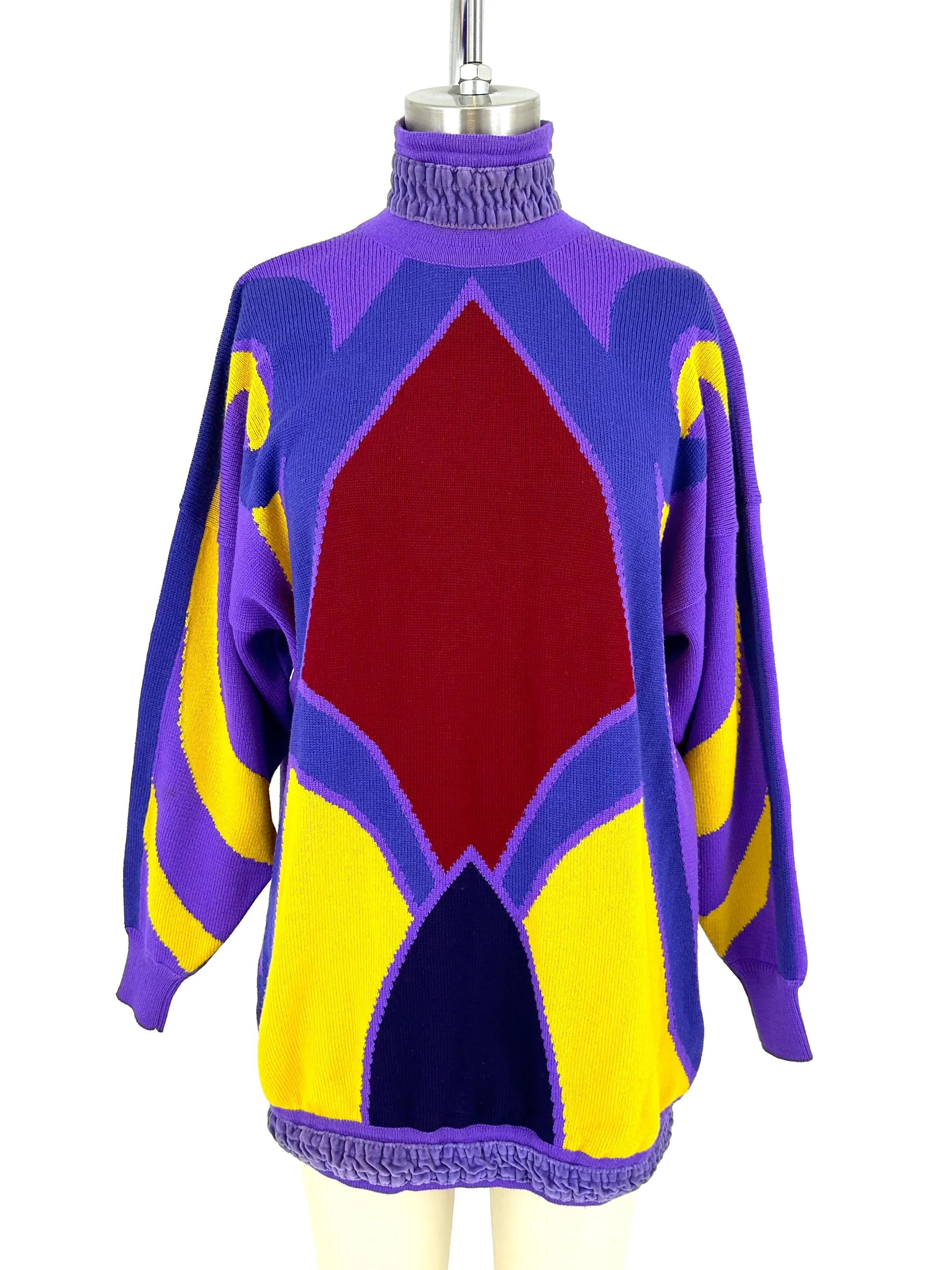 Gianni Versace Wool Intarsia Sweater