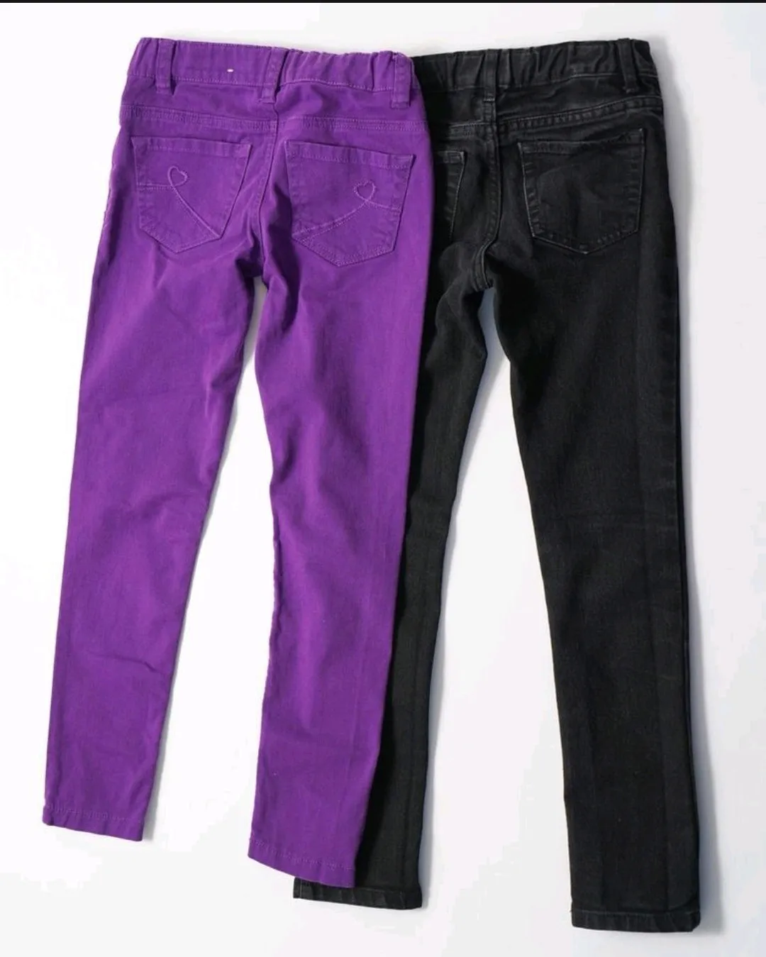 GIRL SIZE 8 YEARS - CHILDREN'S PLACE, 2 Pack Jegging Pants / Jeans EUC B21