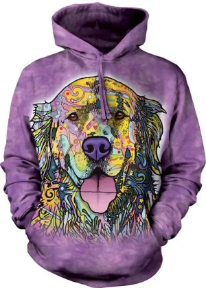 Golden Retriever Colorful Hoodie