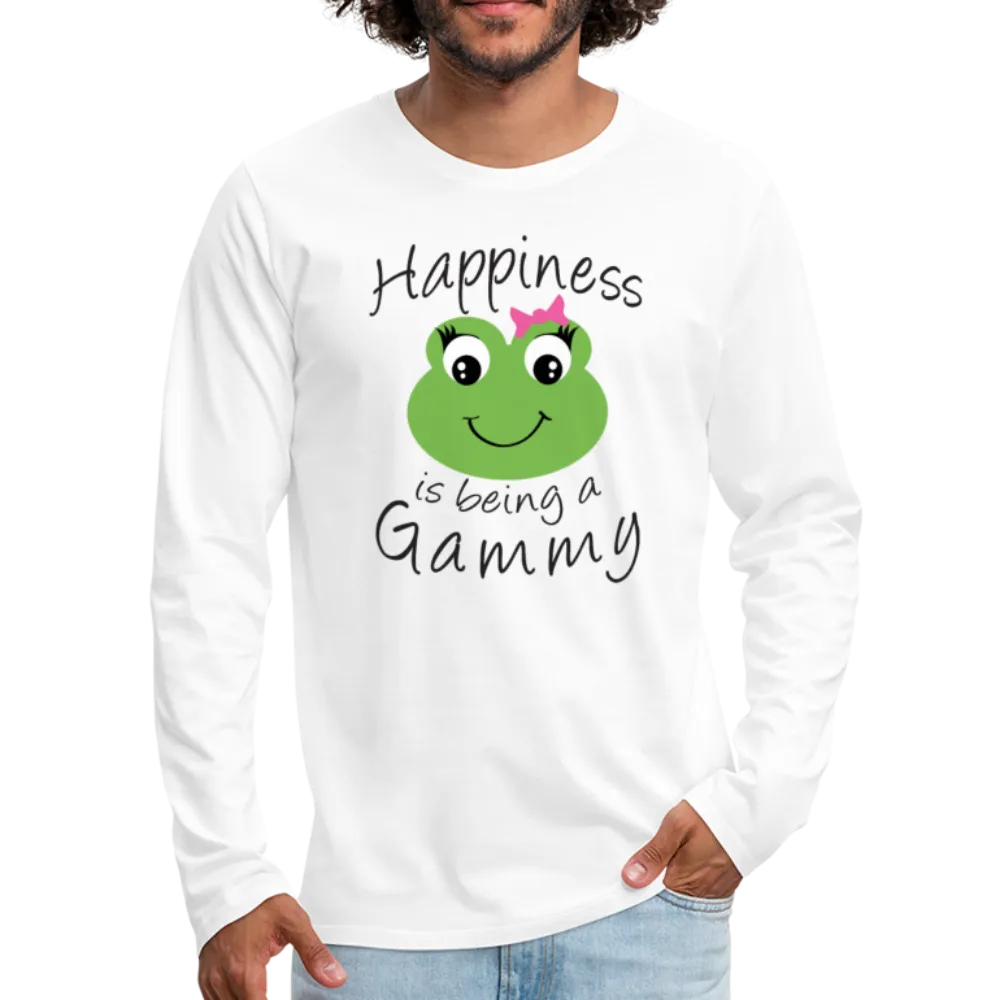 Happiness is being a Gammy Men's Premium Long Sleeve T-Shirt