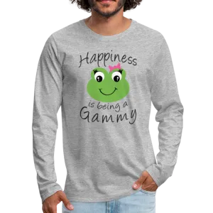 Happiness is being a Gammy Men's Premium Long Sleeve T-Shirt