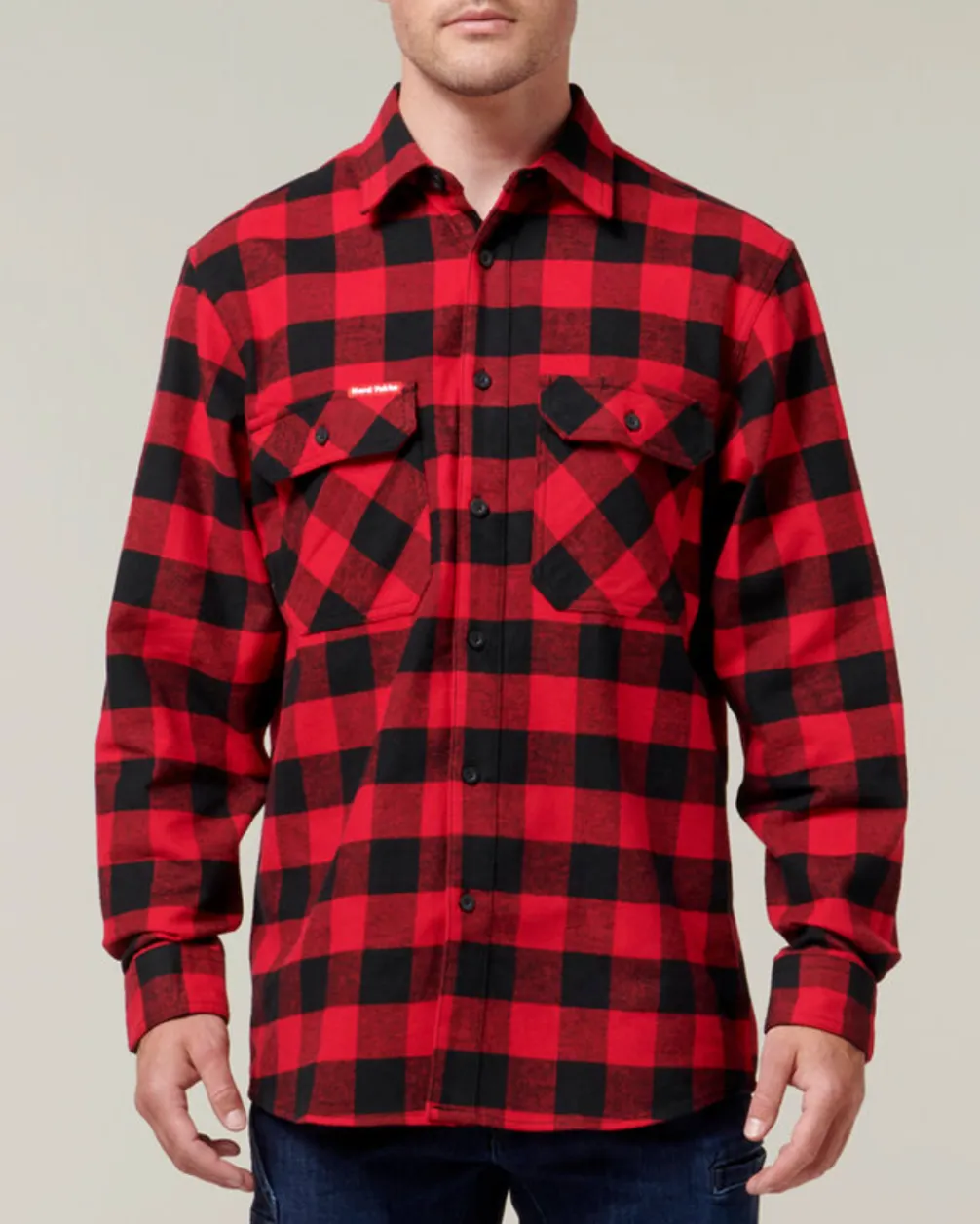 Hard Yakka Check Flannelette Shirt
