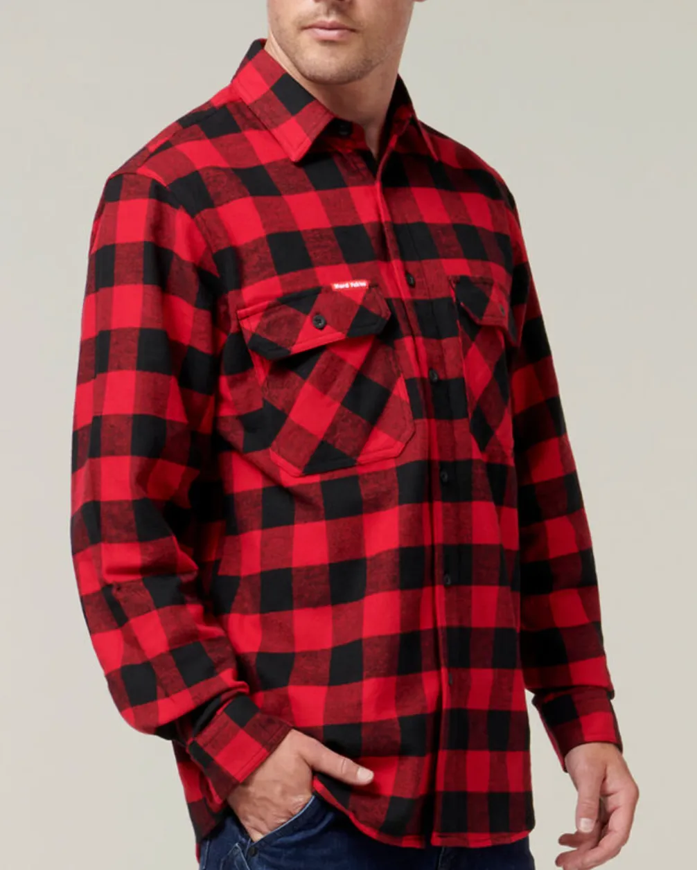 Hard Yakka Check Flannelette Shirt