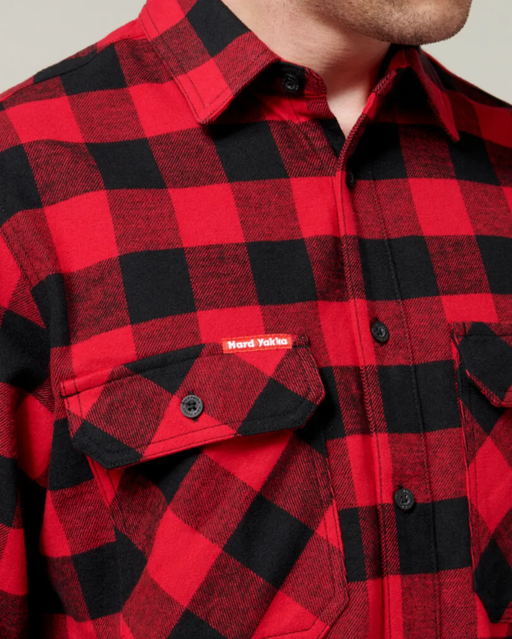 Hard Yakka Check Flannelette Shirt