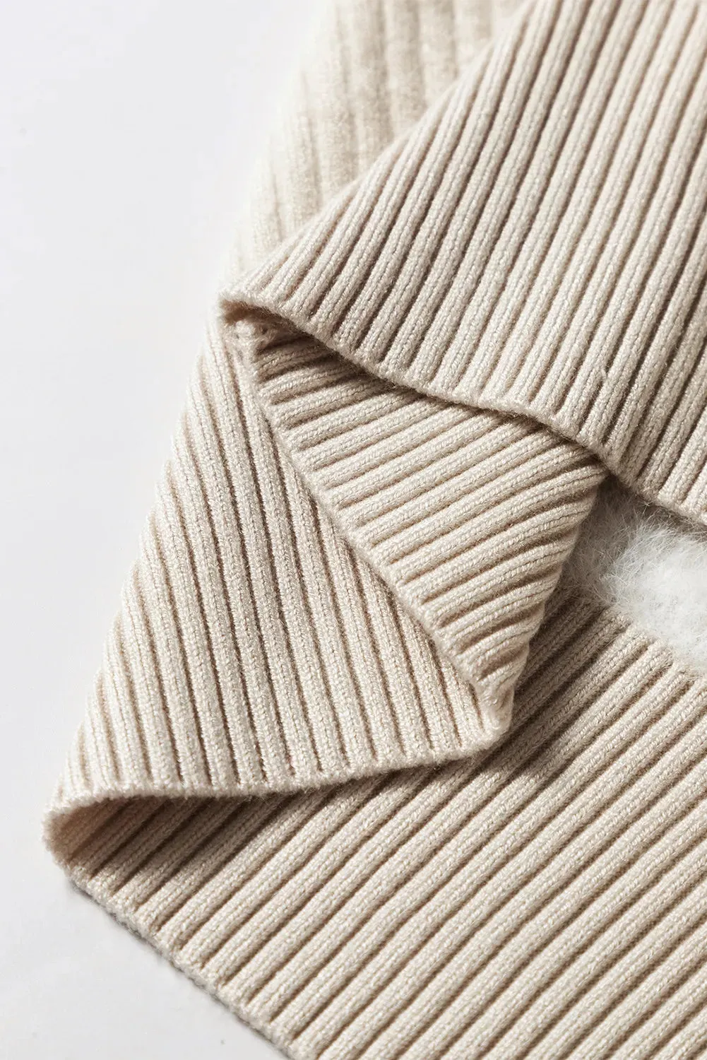 Heidi Fleece Lined Mock Neck Long Sleeve Sweater