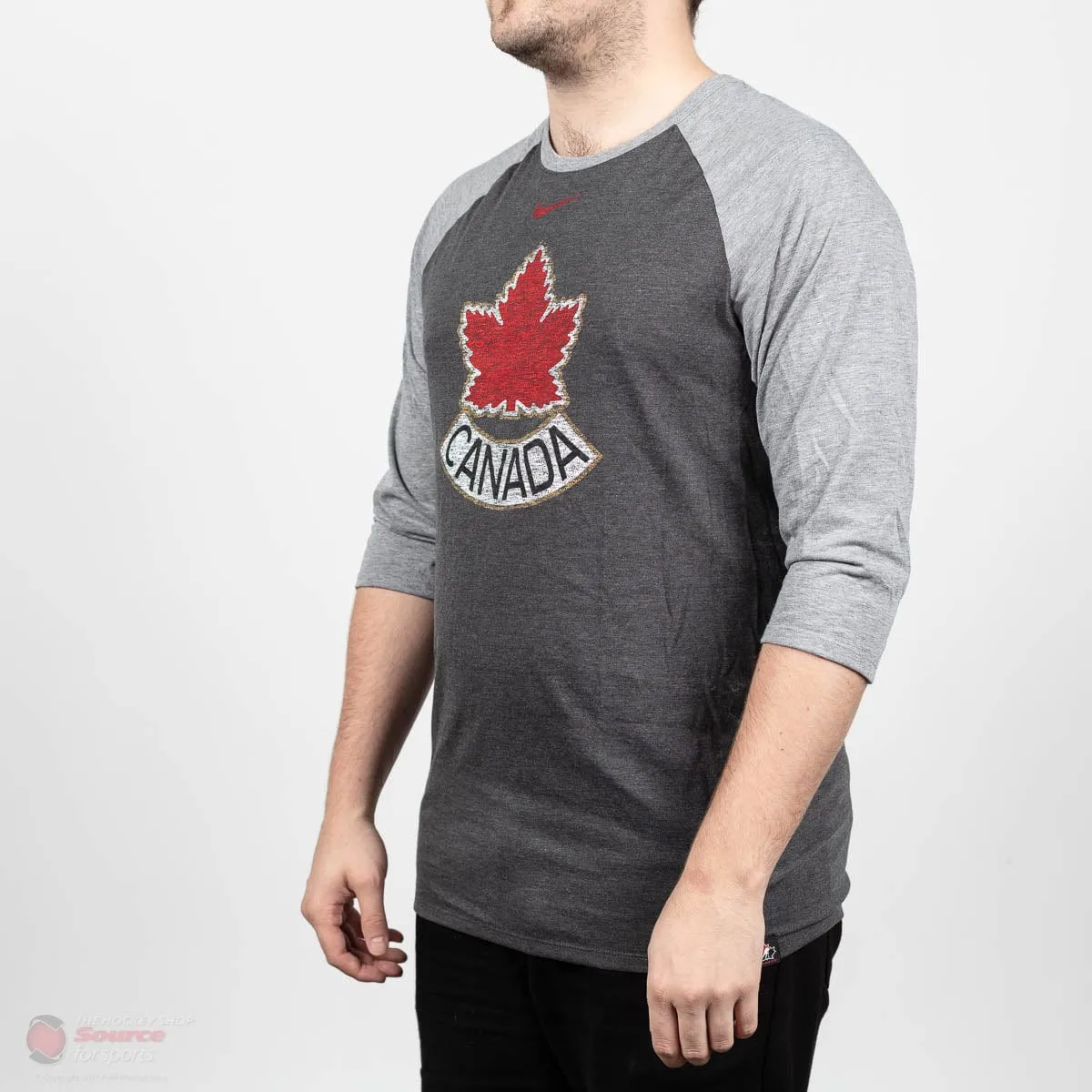 Hockey Canada Nike Tri-Blend 3/4 Sleeve Mens Shirt