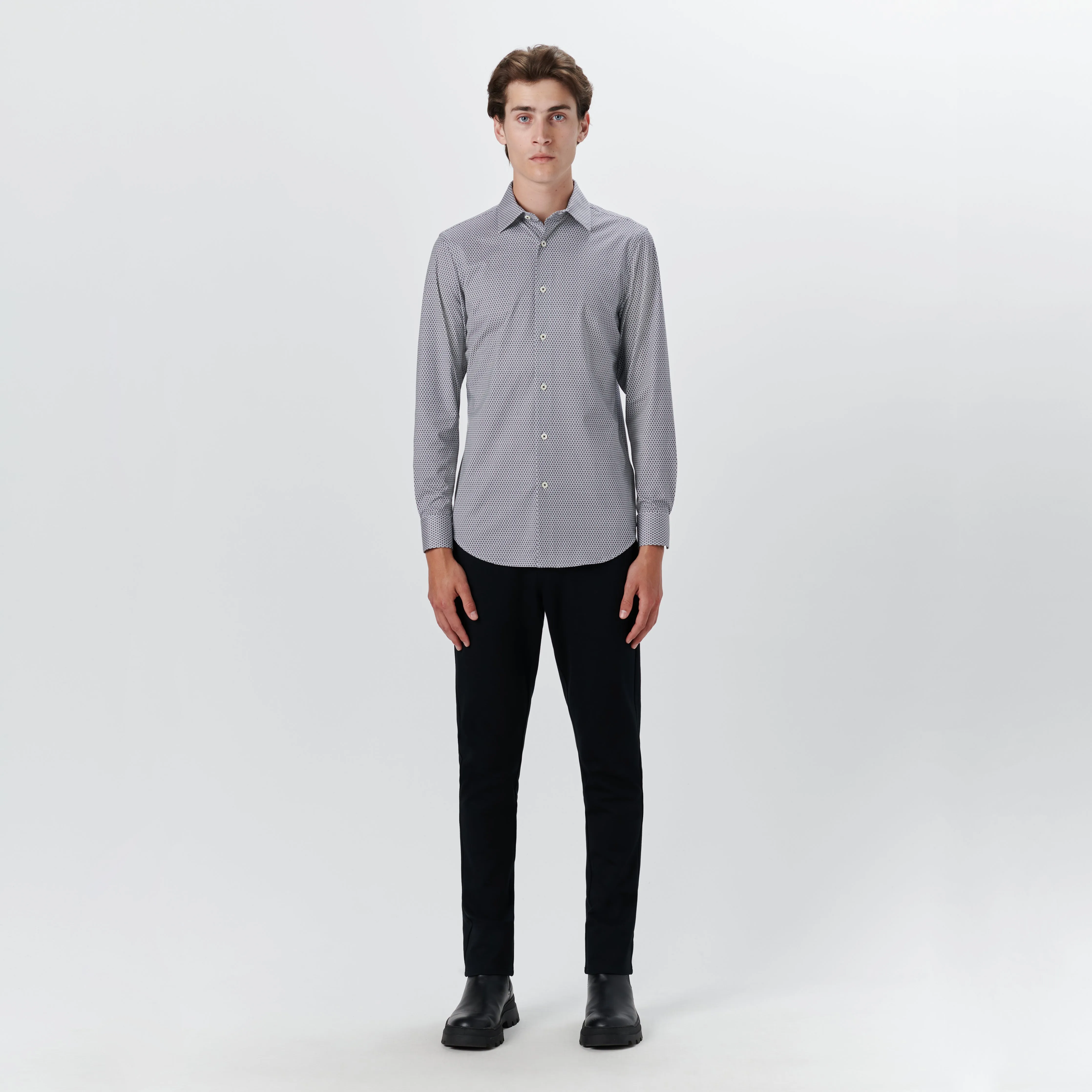 JAMES Geometric Print OoohCotton Shirt