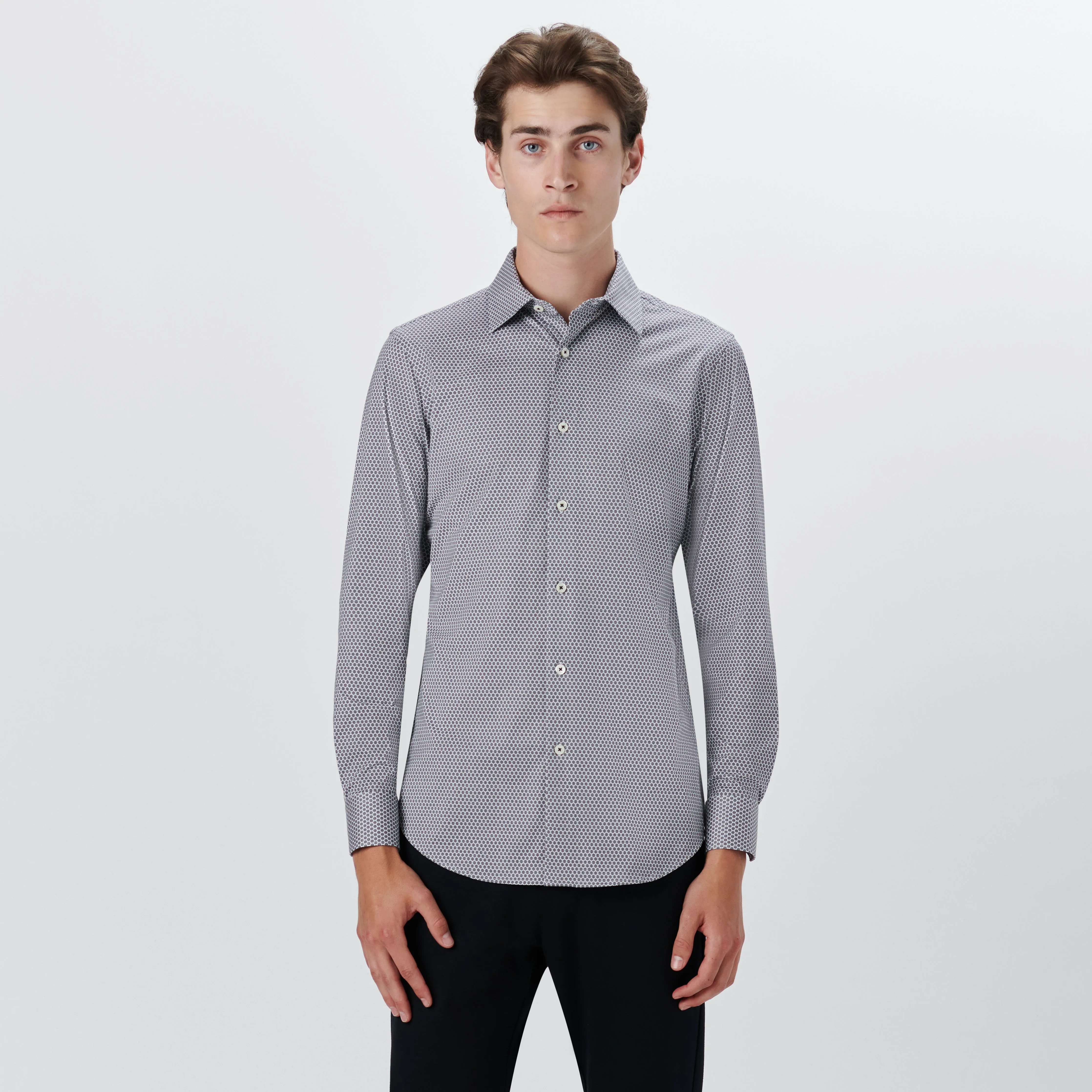 JAMES Geometric Print OoohCotton Shirt