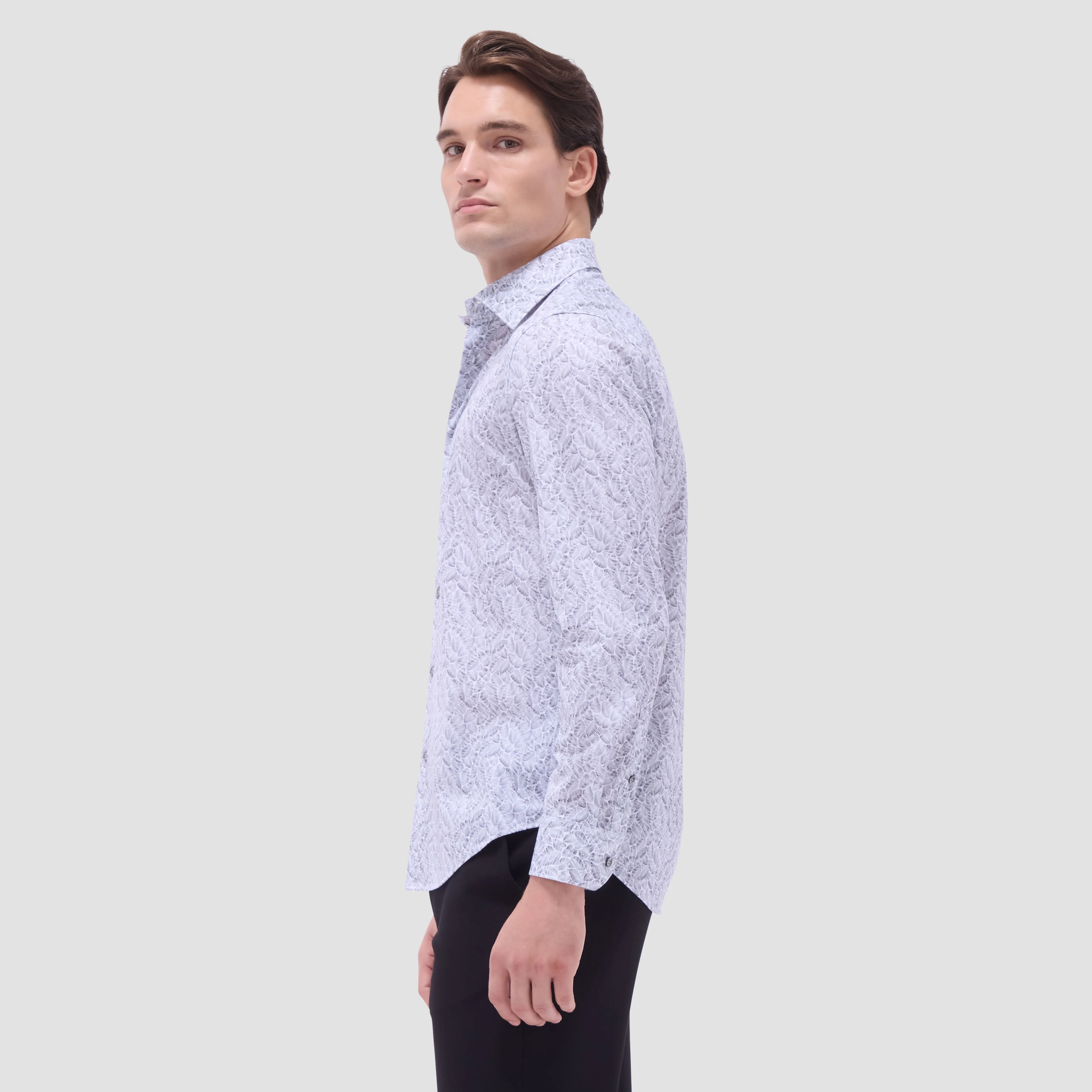 James Leaf Print OoohCotton Shirt
