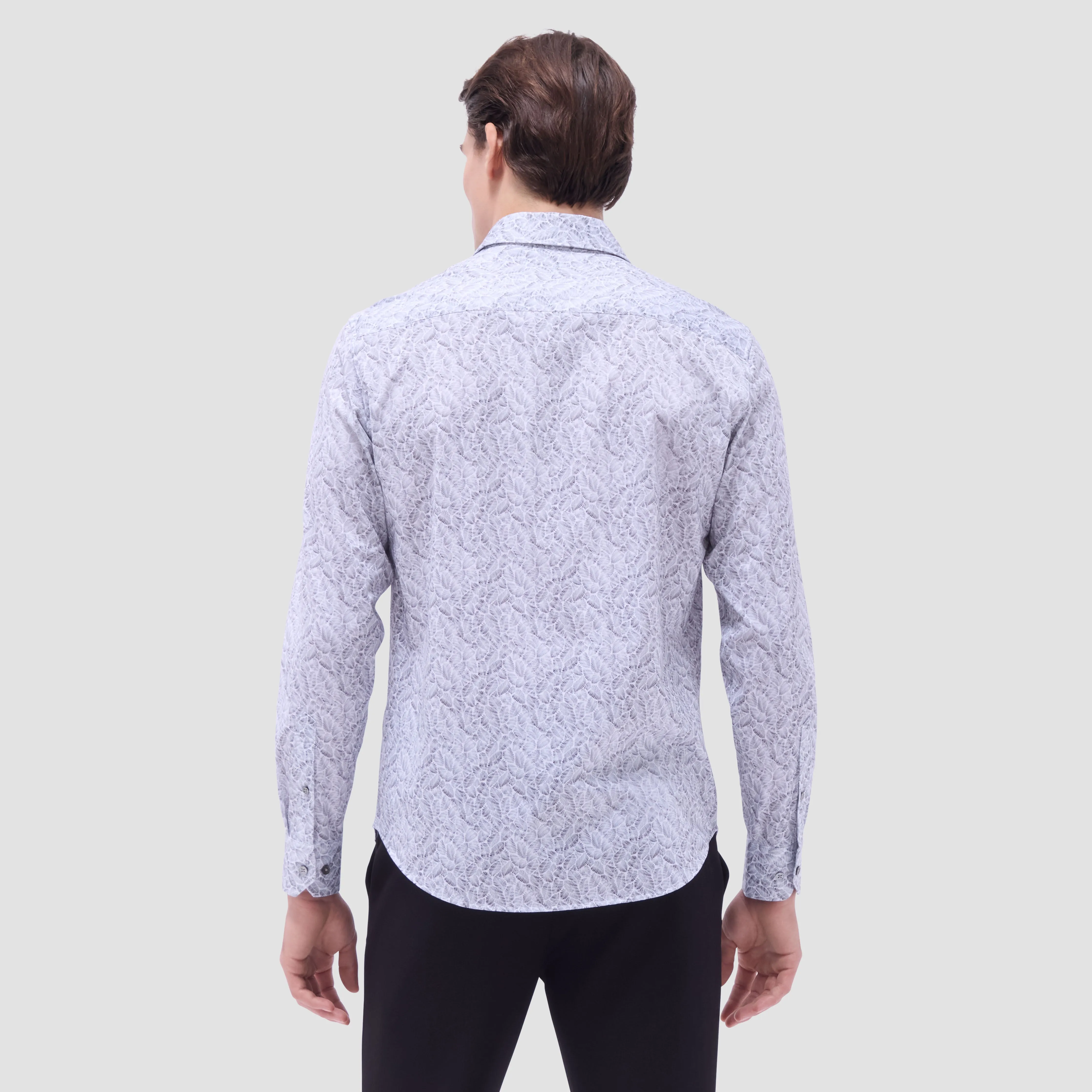 James Leaf Print OoohCotton Shirt