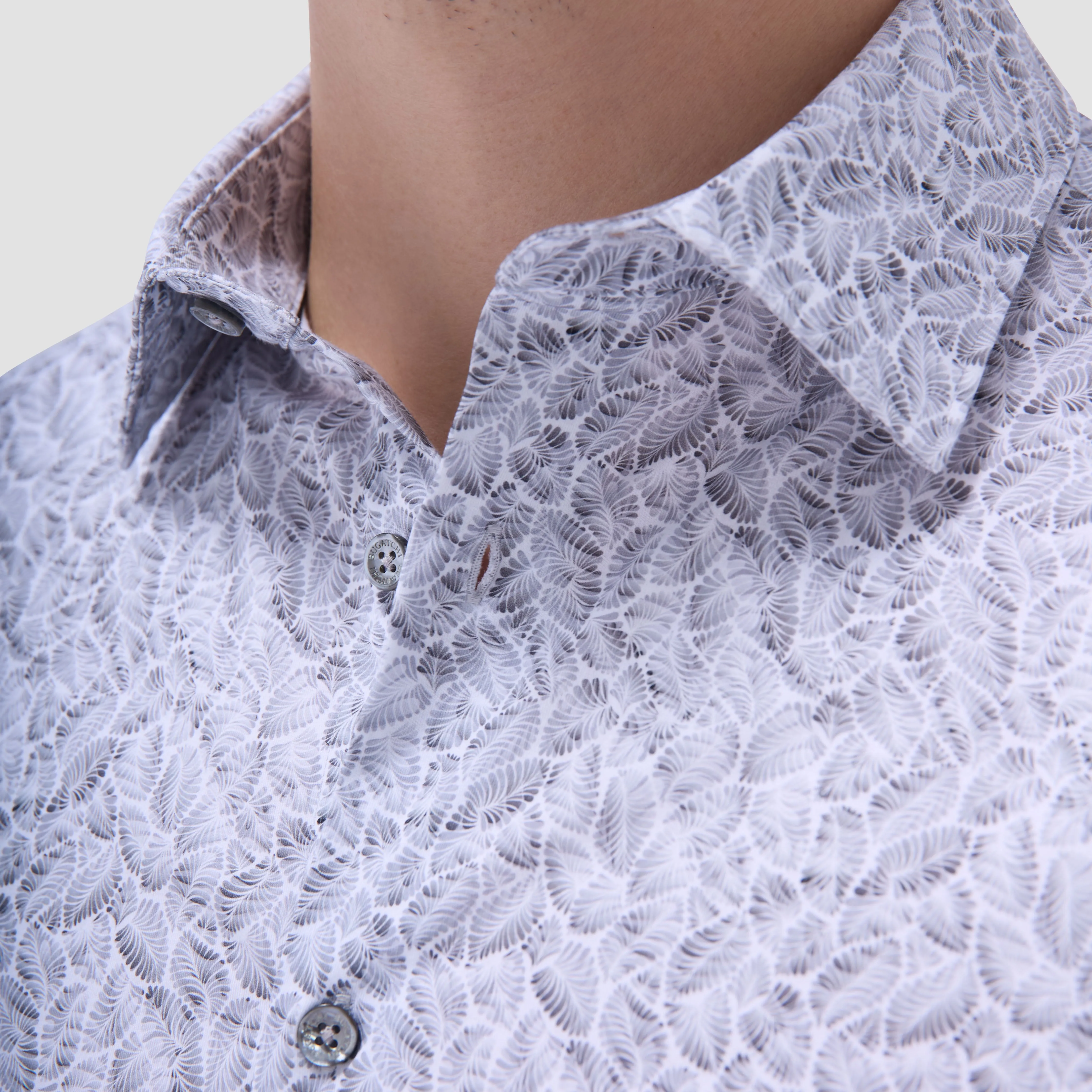 James Leaf Print OoohCotton Shirt