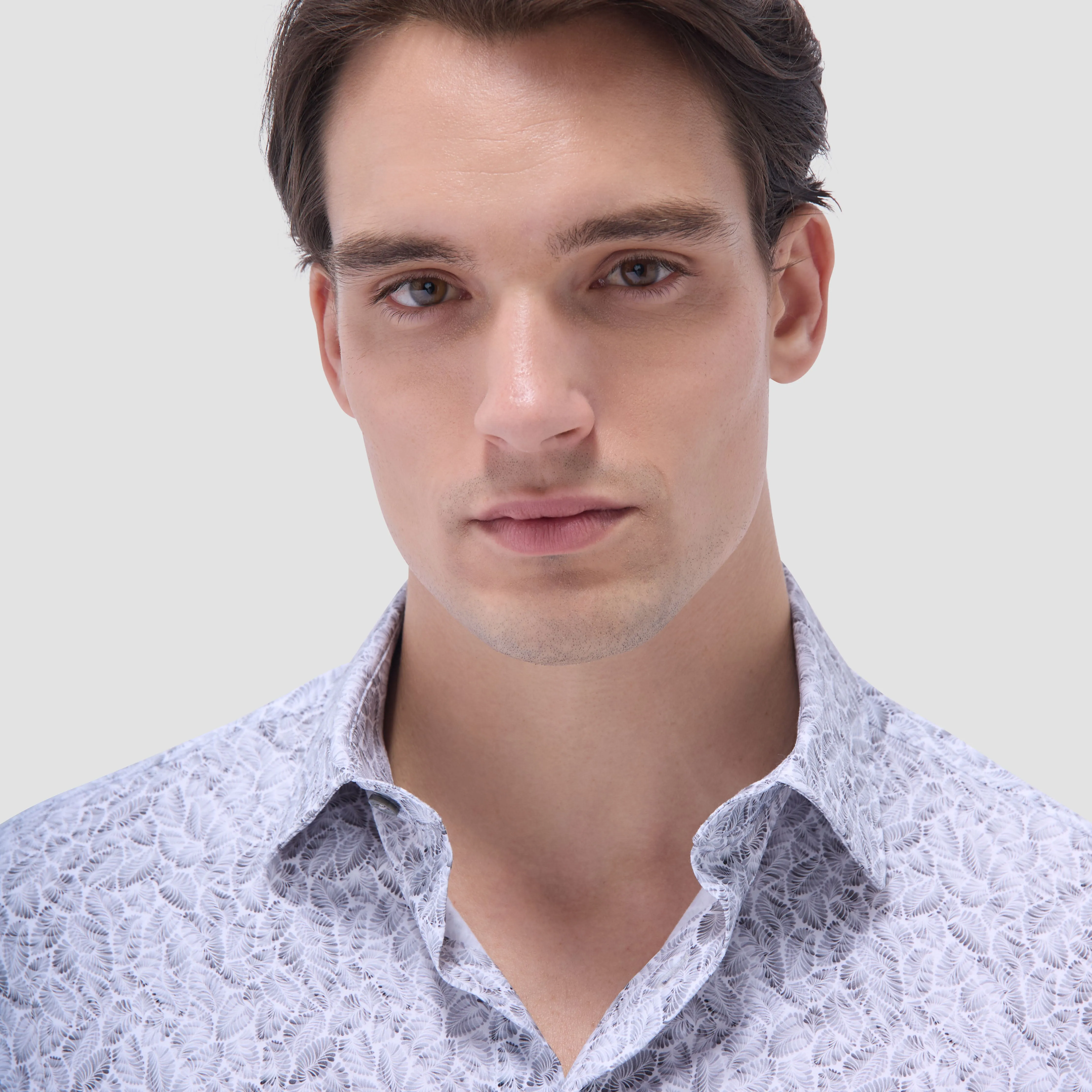 James Leaf Print OoohCotton Shirt
