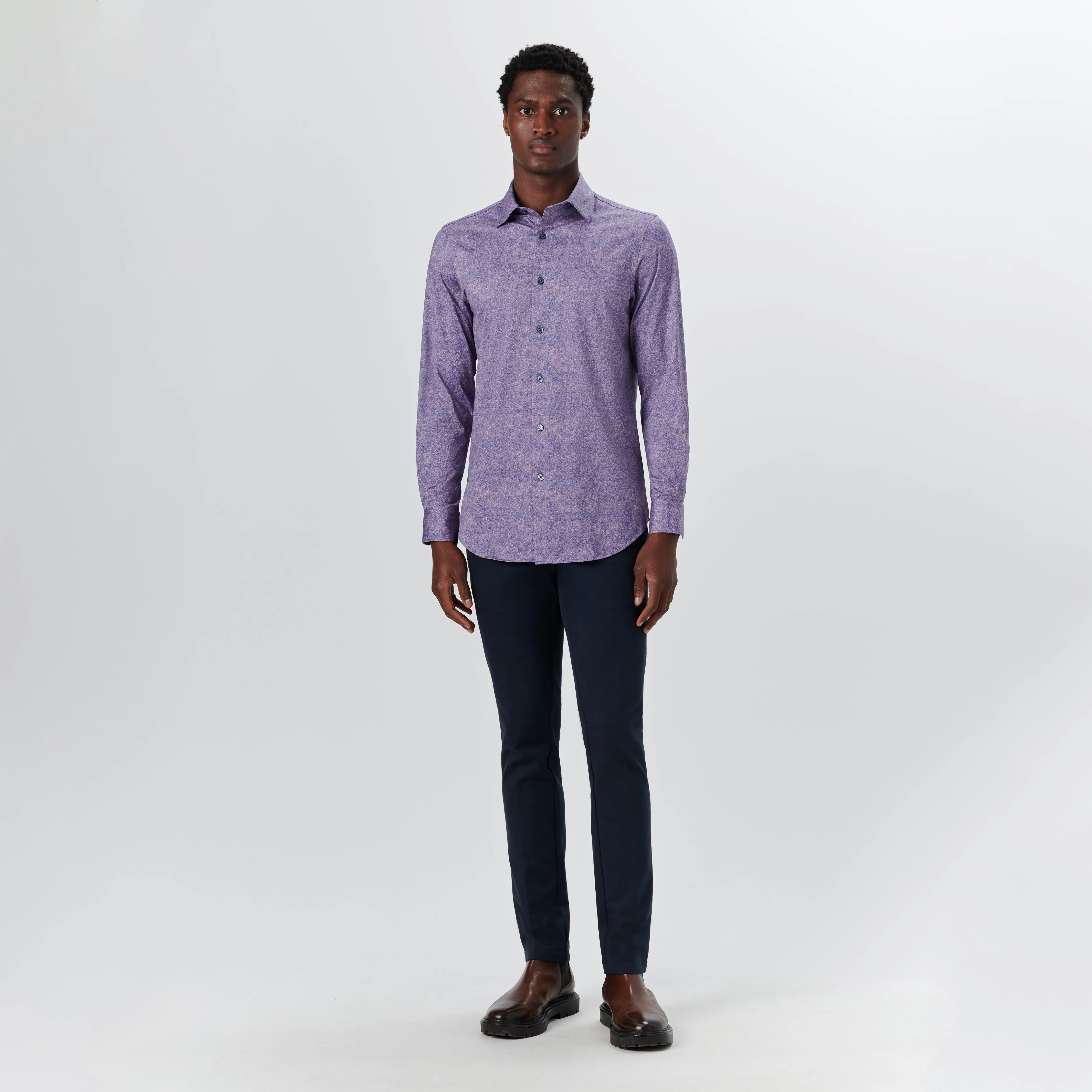 JAMES Marble Print OoohCotton Shirt