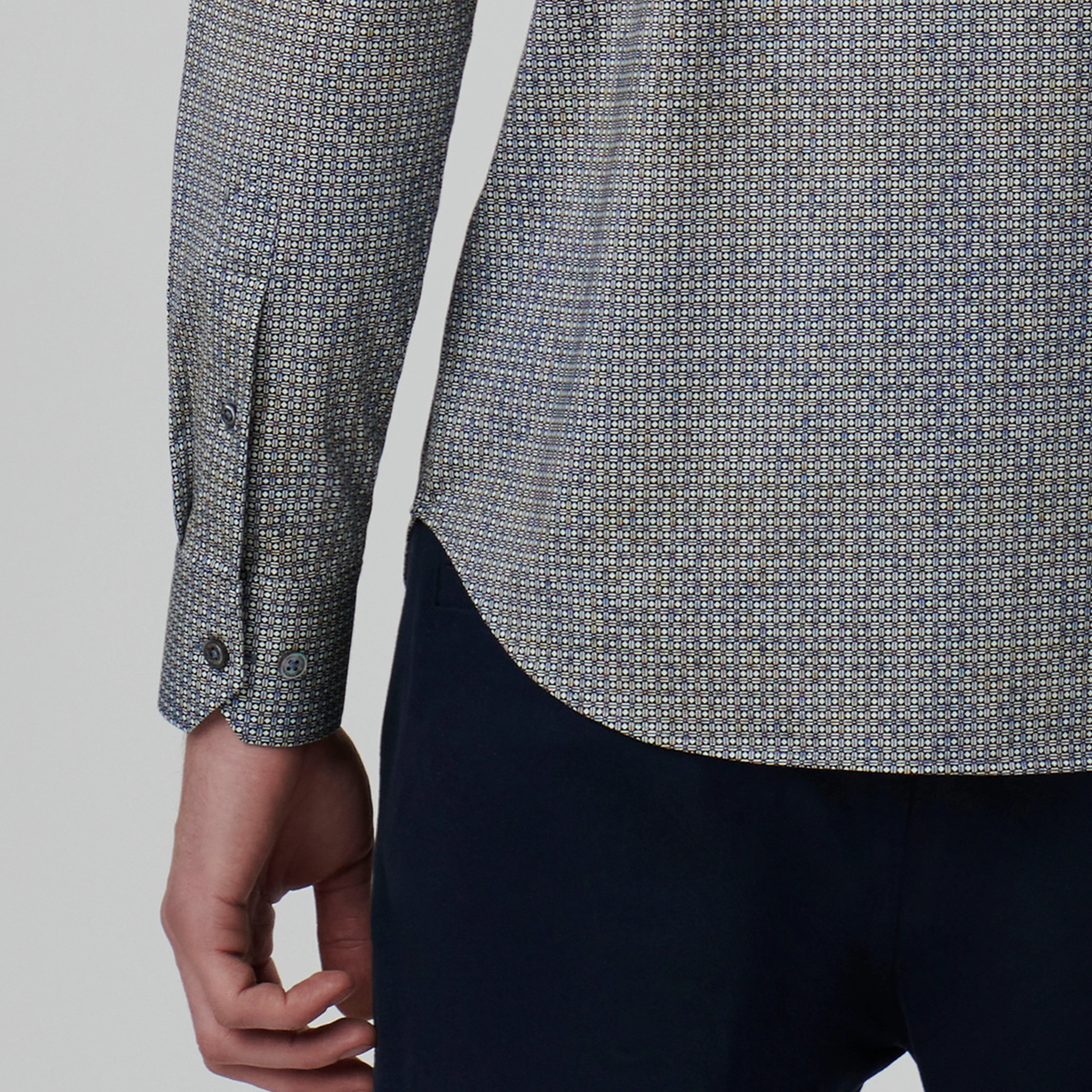 James Mosaic Print OoohCotton Shirt