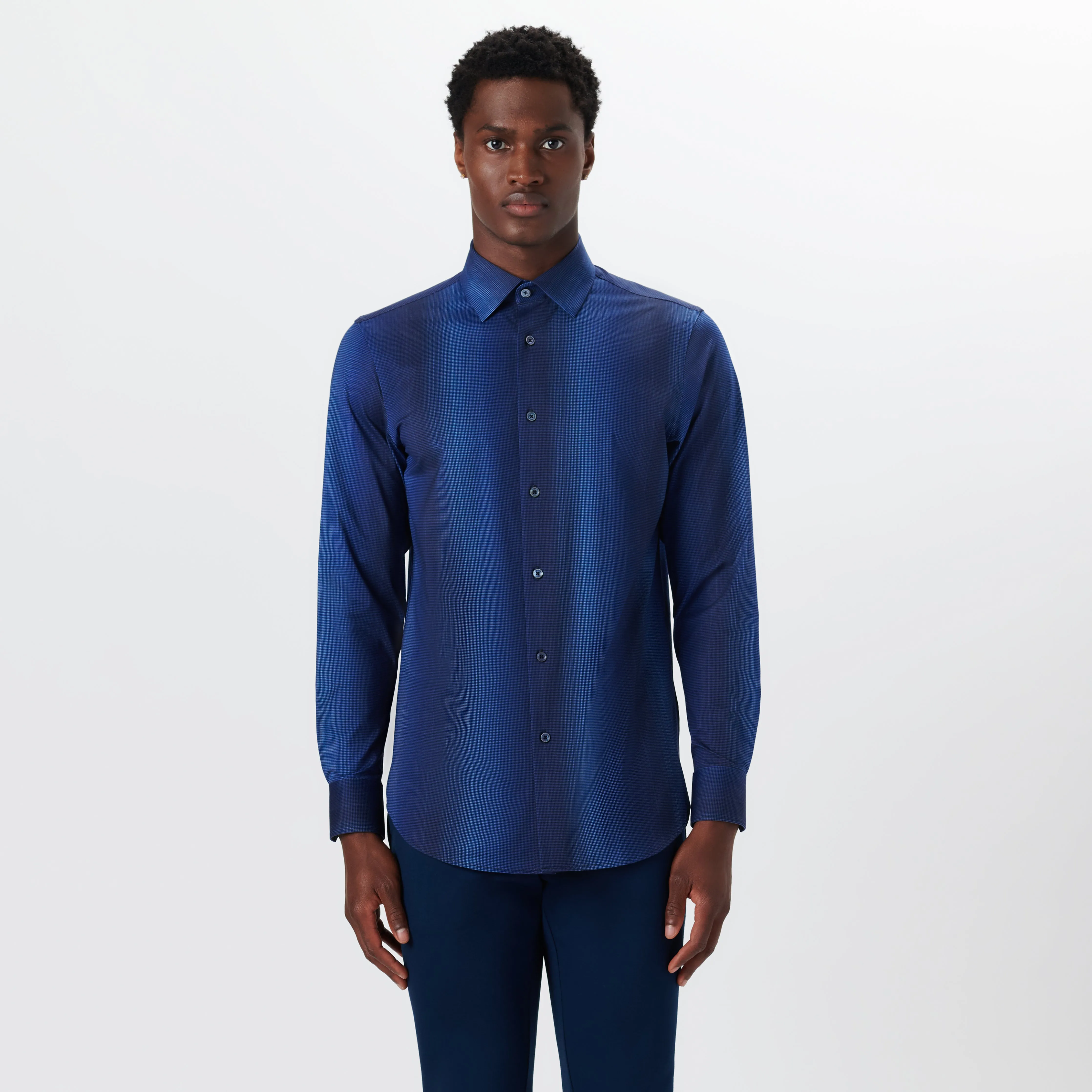 JAMES Pin Check OoohCotton Shirt