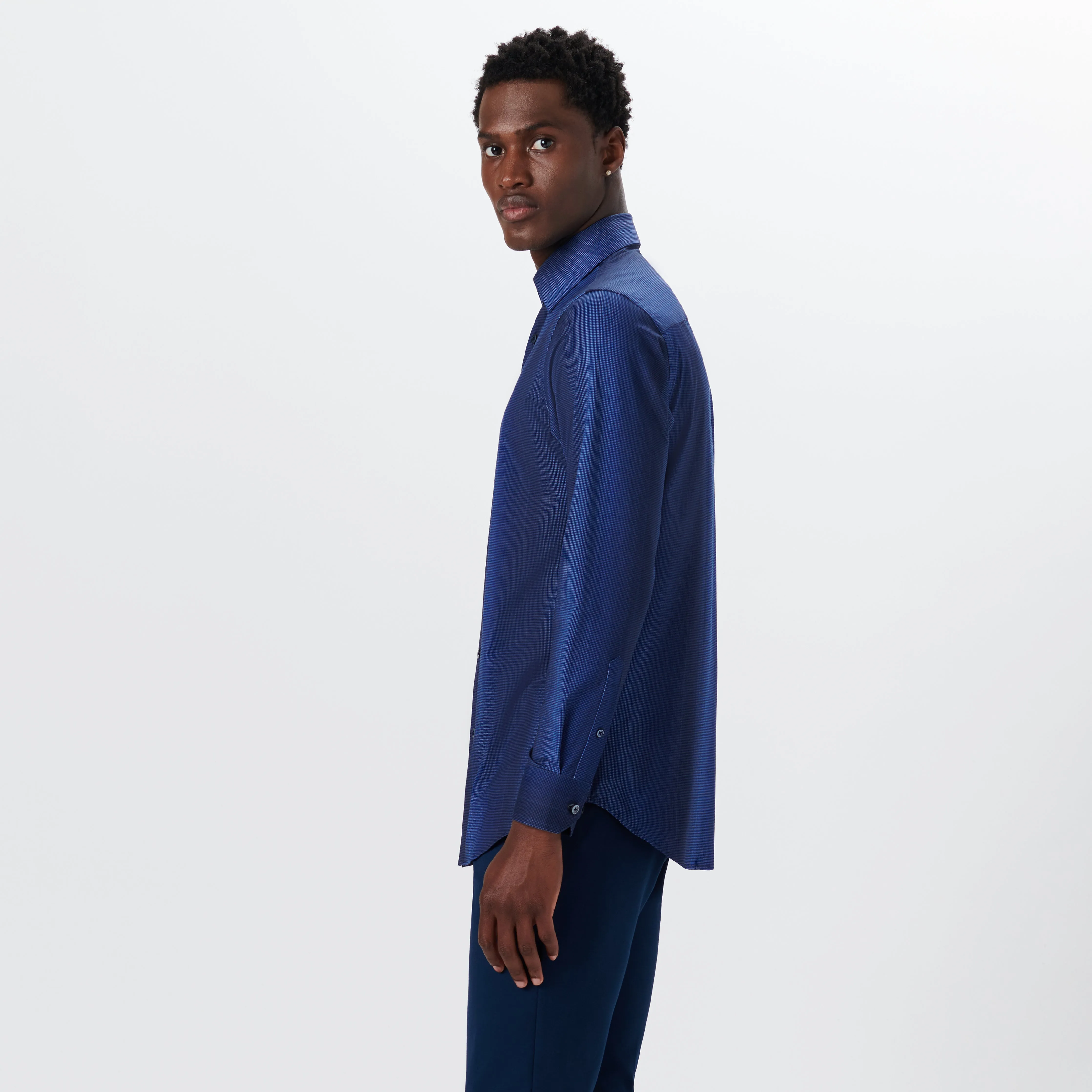 JAMES Pin Check OoohCotton Shirt
