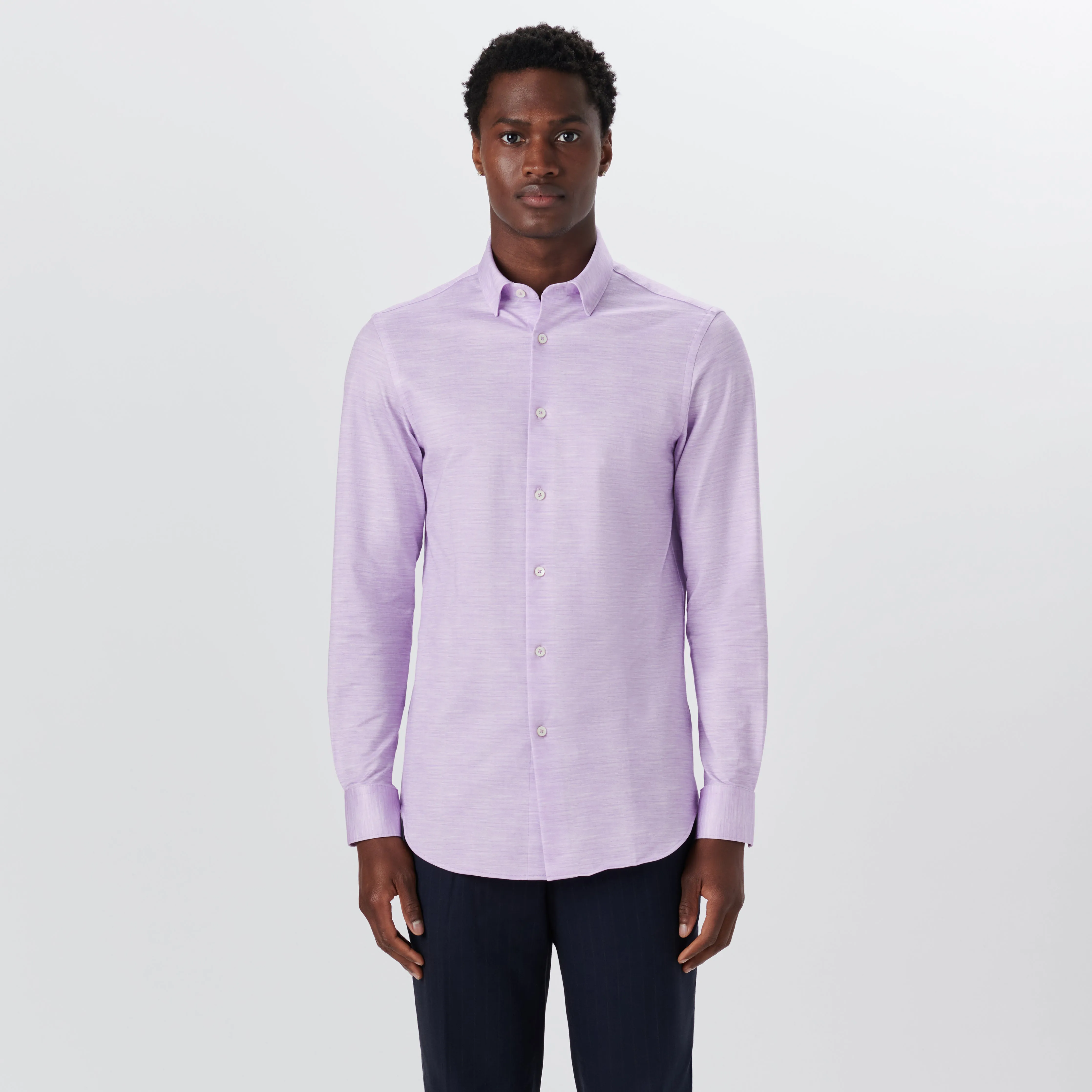 JAMES Striated OoohCotton Twill Shirt