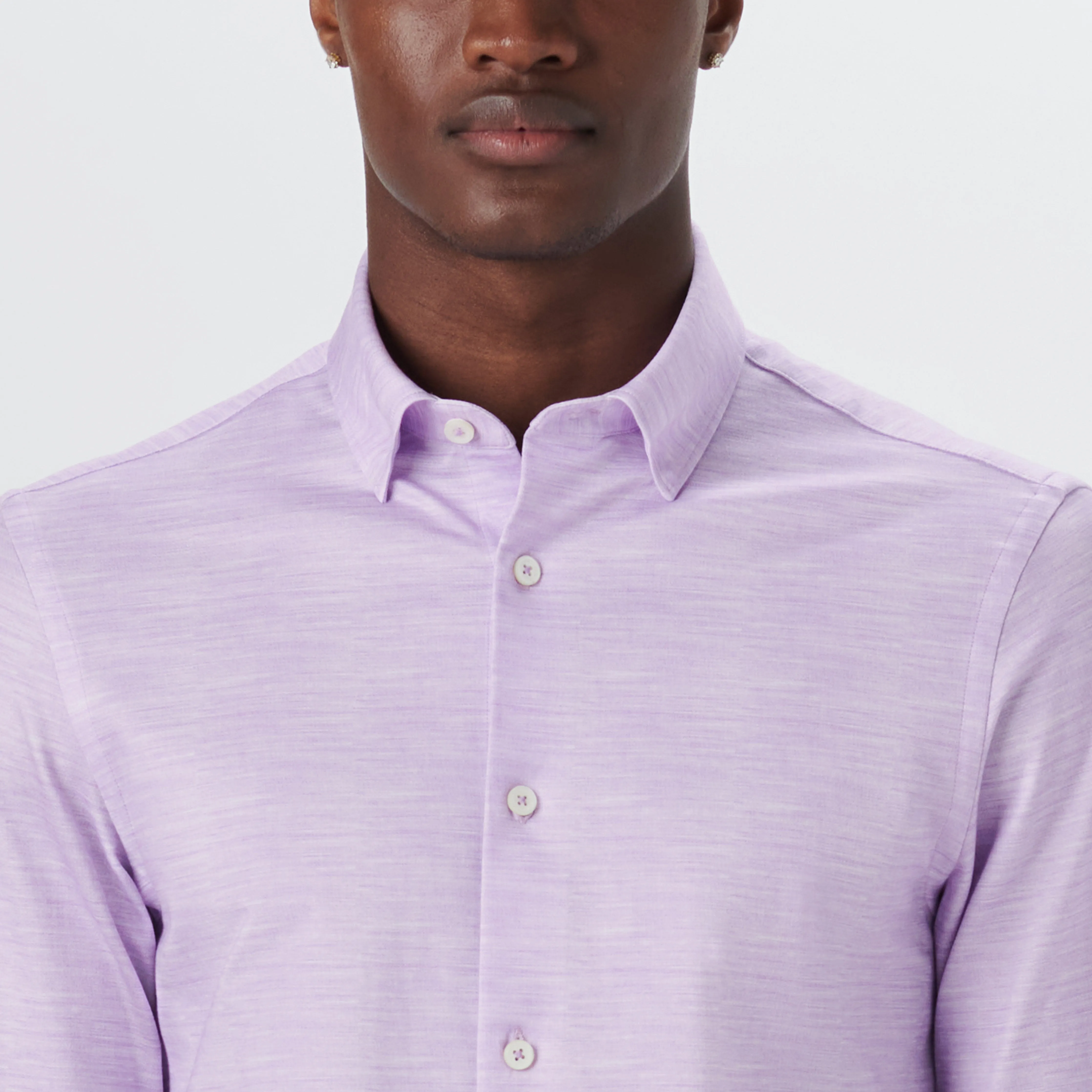 JAMES Striated OoohCotton Twill Shirt