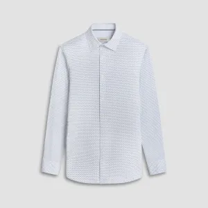 Jimmy Double Sided Micro Geometric/Solid OoohCotton Shirt