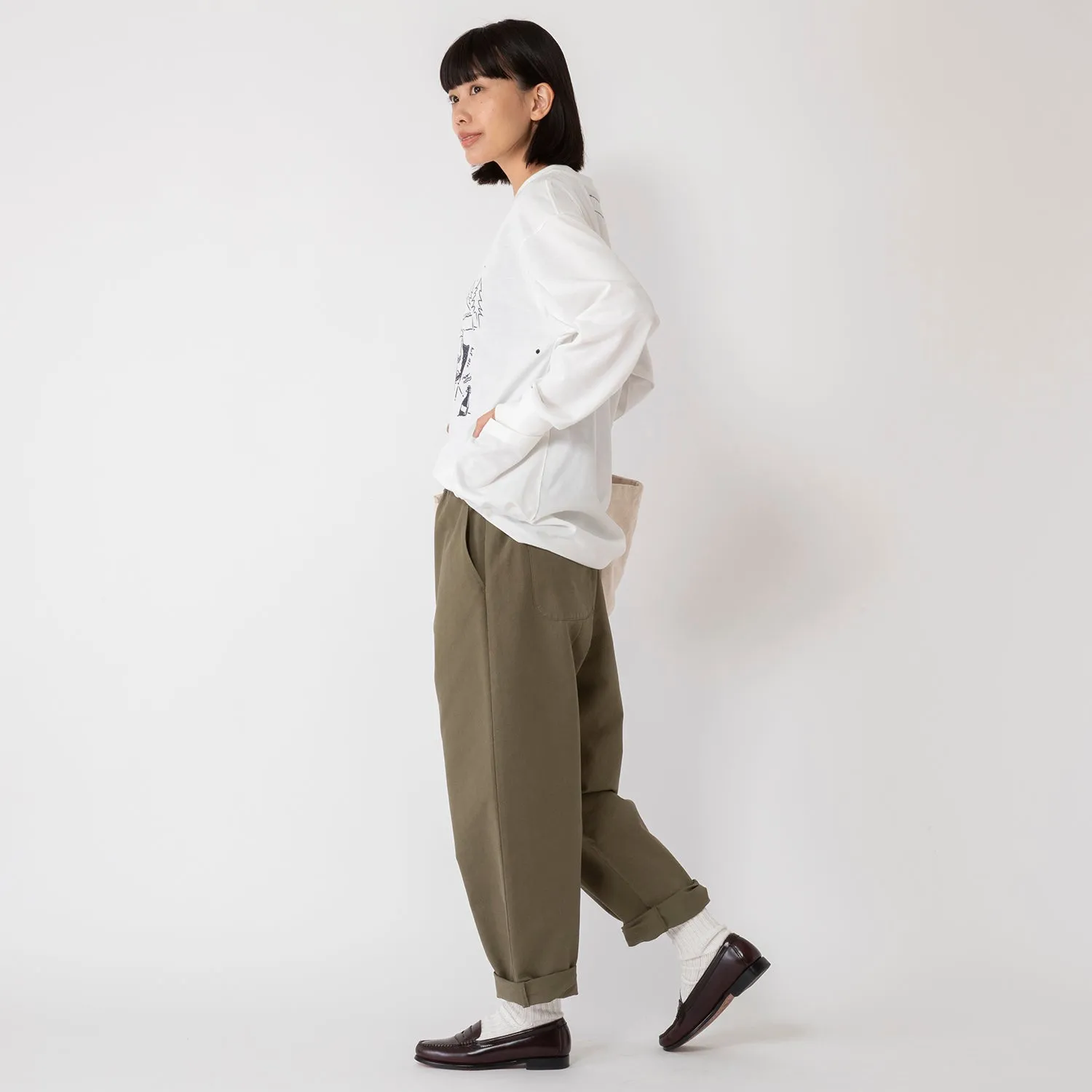 JRD by JARLD | ジェイアールディー バイ ジャールド　ドロップショルダーロンT JRD x Hitohisa Isogai コラボT＜SOLO CAMPER＞ QUICK DRY SOLO CAMPER T-SHIRTS