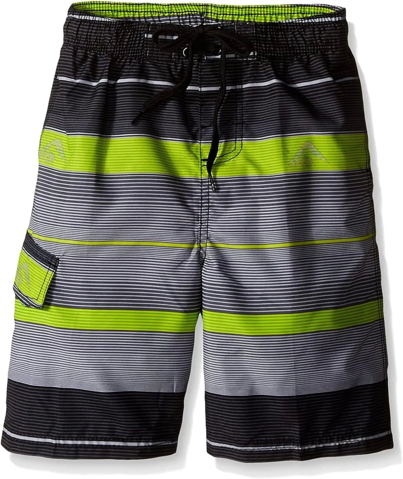 Kanu Surf Boys Quick Dry UPF 50  Beach Swim Trunk Specter Charcoal Gray 4