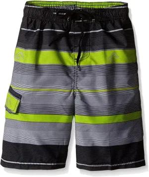 Kanu Surf Boys Quick Dry UPF 50  Beach Swim Trunk Specter Charcoal Gray 4