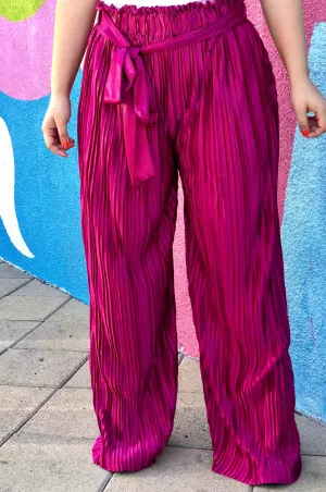 Karla Magenta Pants