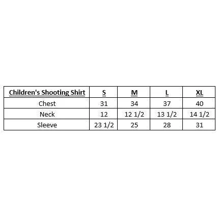 Kevin's Children's Performance Long Sleeve Shooting Shirt