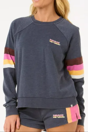 Las Dalias Raglan Crew