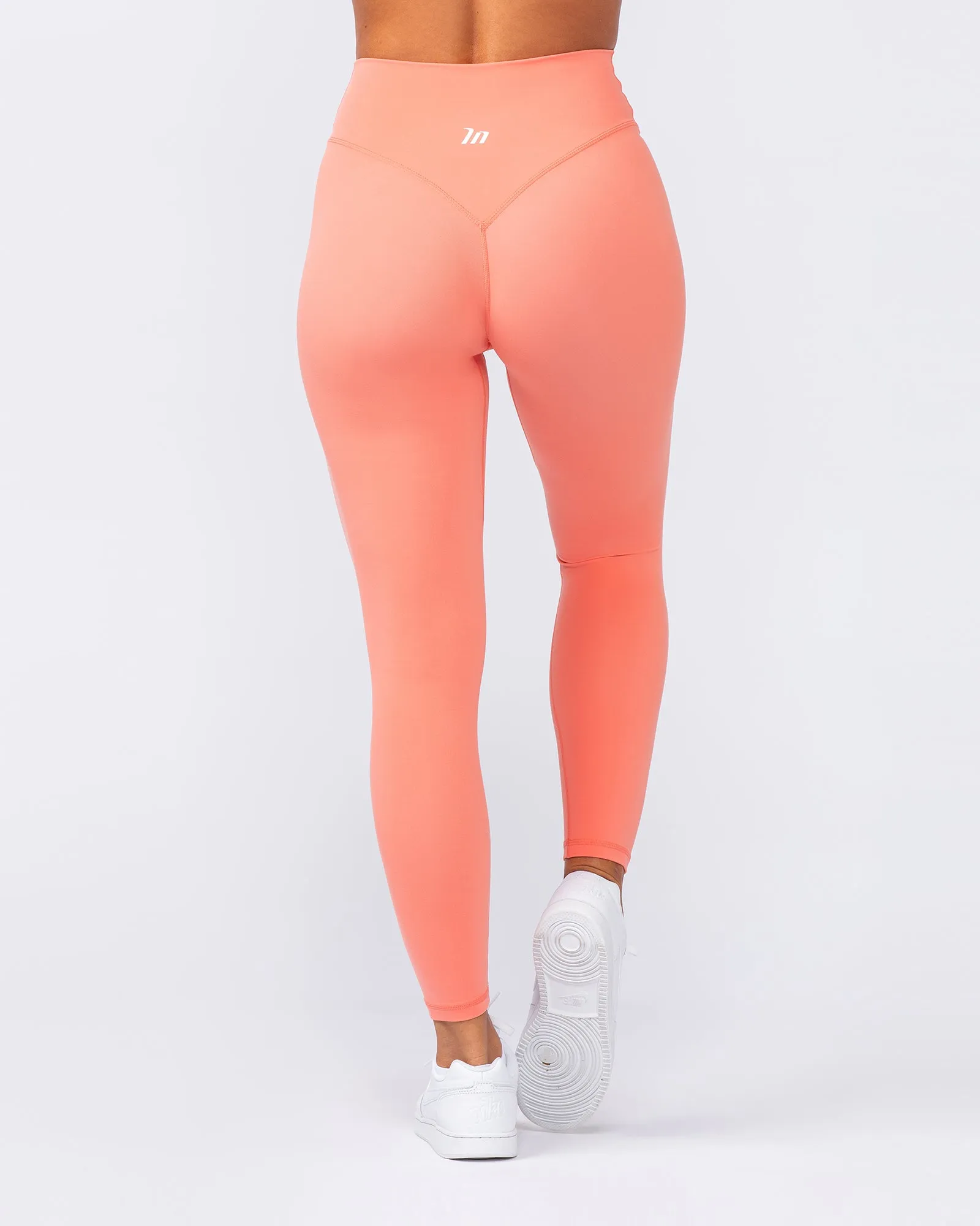 Liberty Zero Rise Ankle Length Leggings - Peach Pink