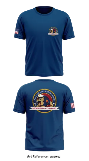 Marine corps Store 1 Core Men's SS Performance Tee - 9thTeq