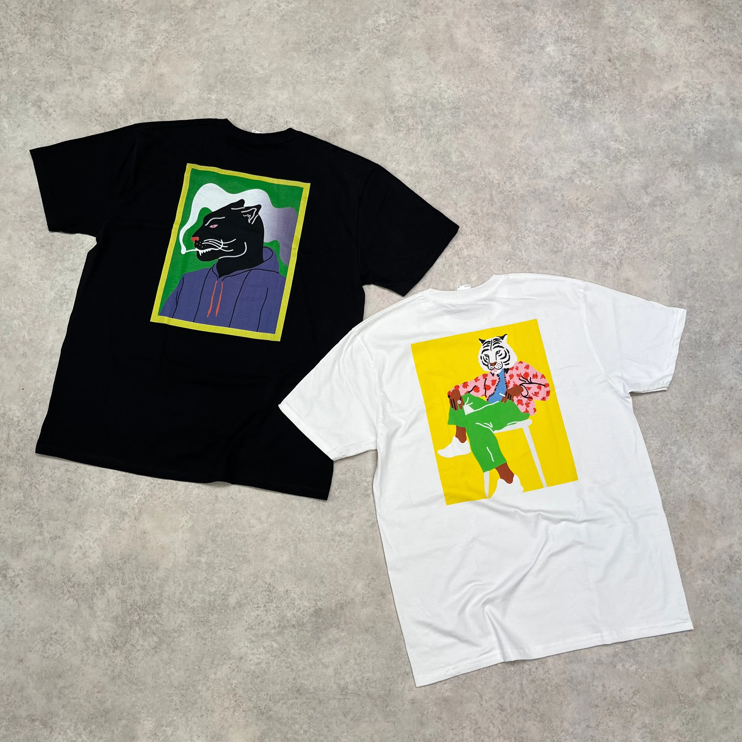Melé x Club Bad 'Summer Tiger' Tee - White