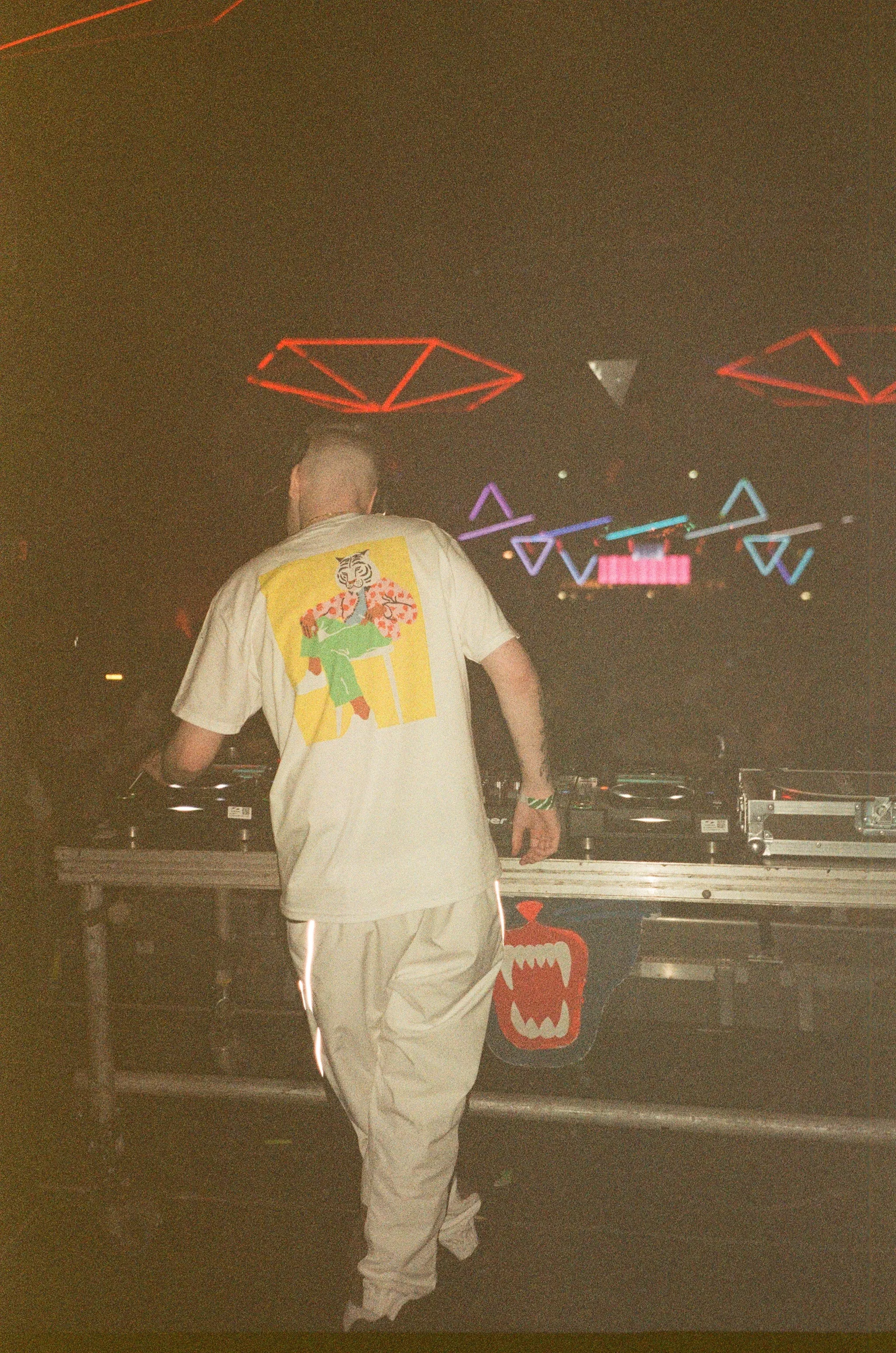 Melé x Club Bad 'Summer Tiger' Tee - White