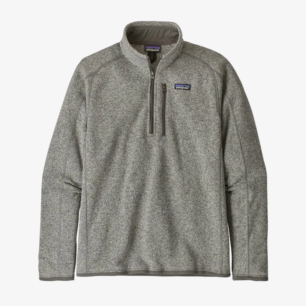 MENS PATAGONIA BETTER SWEATER 1/4 ZIP - STONEWASH