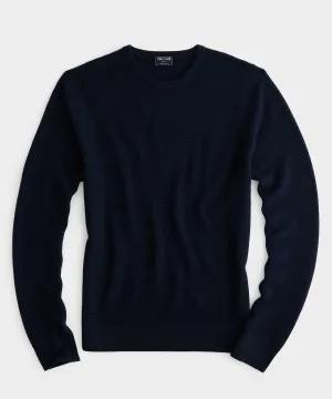 Merino Waffle Crew