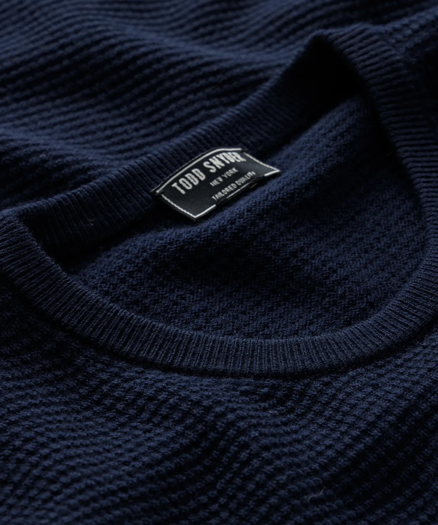 Merino Waffle Crew
